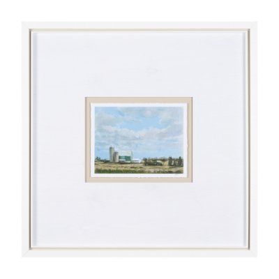 15355 - Driving With Mary I by Mercana Studio Hand Embellished Textured Framed Art Print Matted under Glass