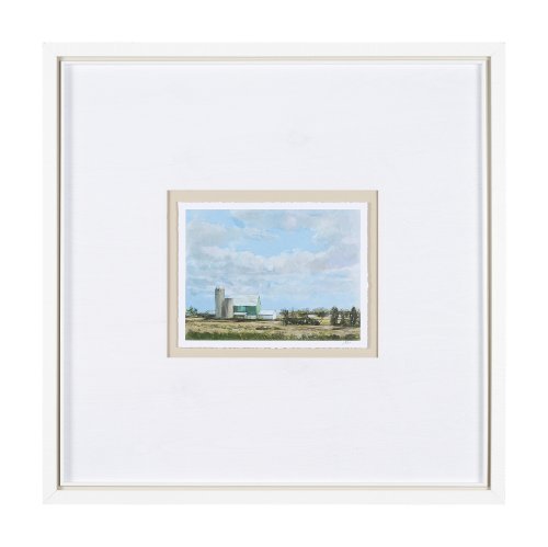 15355 - Driving With Mary I by Mercana Studio Hand Embellished Textured Framed Art Print Matted under Glass