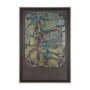 15357 - Happenings I by Mercana Studio a Hand Embellished Textured Framed Art Print Matted under Glass