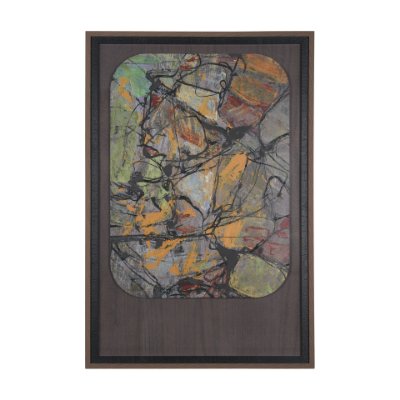 15358 - Happenings II by Mercana Studio a Hand Embellished Textured Framed Art Print Matted under Glass