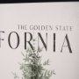 15363 - Travel Guide - California by Vintage Collection a Hand Embellished Textured Framed Art Print