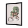15365 - Travel Guide - Florida by Vintage Collection a Hand Embellished Textured Framed Art Print