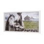 15372 - Just Let Me Scratch by Arabella Studios a Hand Embellished Textured Framed Photo Art Print