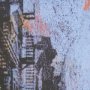 15373 - City Vibe I by Mercana Studio a Hand Embellished Textured Framed Art Print Matted under Glass