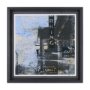 15374 - City Vibe II by Mercana Studio a Hand Embellished Textured Framed Art Print Matted under Glass