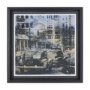 15375 - City Vibe III by Mercana Studio a Hand Embellished Textured Framed Art Print Matted under Glass