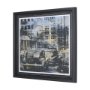 15375 - City Vibe III by Mercana Studio a Hand Embellished Textured Framed Art Print Matted under Glass
