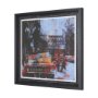 15376 - City Vibe IV by Mercana Studio a Hand Embellished Textured Framed Art Print Matted under Glass