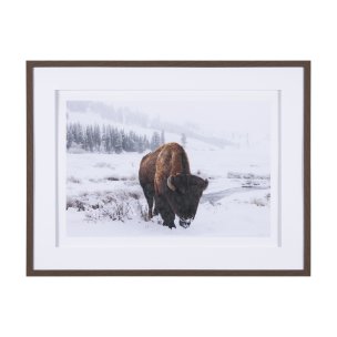 Winter in Paradise by Gary Blatter a Hand Embellished Textured Framed Photo Art Print Matted under G