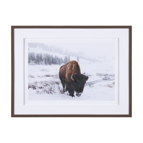 15385 - Winter in Paradise by Gary Blatter a Hand Embellished Textured Framed Photo Art Print Matted under G