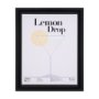 15386 - Lemon Drop by Mercana Studio a Hand Embellished Textured Framed Art Print Matted under Glass