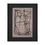 15390 - Modern Work 1 by Mercana Studio a Hand Embellished Textured Framed Art Print Matted under Glass