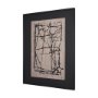 15390 - Modern Work 1 by Mercana Studio a Hand Embellished Textured Framed Art Print Matted under Glass
