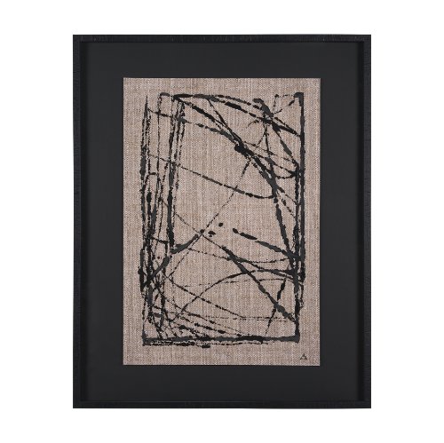 15391 - Modern Work 2 by Mercana Studio a Hand Embellished Textured Framed Art Print Matted under Glass