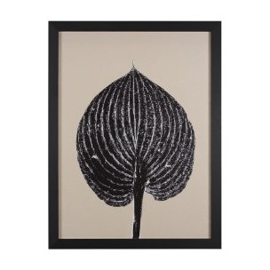 Hosta B by Mary Margaret Briggs a Hand Embellished Textured Framed Art Print