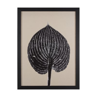 15392 - Hosta B by Mary Margaret Briggs a Hand Embellished Textured Framed Art Print