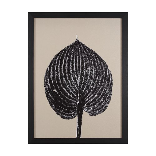 15392 - Hosta B by Mary Margaret Briggs a Hand Embellished Textured Framed Art Print