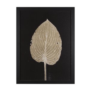 Hosta C by Mary Margaret Briggs a Hand Embelished Textured Framed Art Print