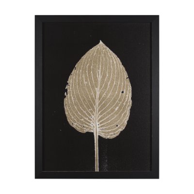 15393 - Hosta C by Mary Margaret Briggs a Hand Embelished Textured Framed Art Print