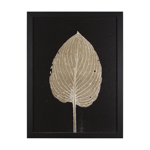 15393 - Hosta C by Mary Margaret Briggs a Hand Embelished Textured Framed Art Print