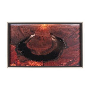 Horseshoe Bend by Gary Blatter a Hand Embelished Textured Framed Photo Art Print