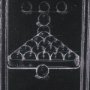 15403 - Billiards by Mercana Studio a Hand Embelished Textured Framed Art Print