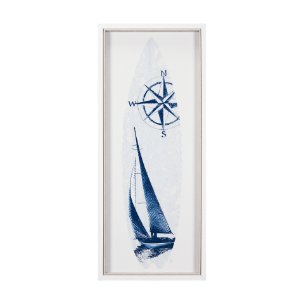 Surfs Up 2 by Mercana Studio a Hand Embelished Textured Framed Art Print