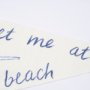 15415 - Meet Me at The Beach by Mercana Studio Hand Embellished Textured Framed Art Print Matted under Glass