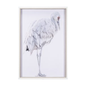 Sandhill Crane II by Chad Mckay a Hand Embelished Textured Framed Photo Art Print