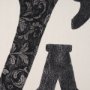 15418 - Cowboy Culture - Y'all by Mercana Studio a Hand Embelished Textured Framed Art Print