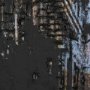 102630-FL - City Vibe IV by Mercana Studio a Hand Embellished Textured Framed Canvas