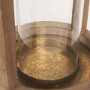 68442 - Andy II Small Natural Wood Cylindrical Lantern 