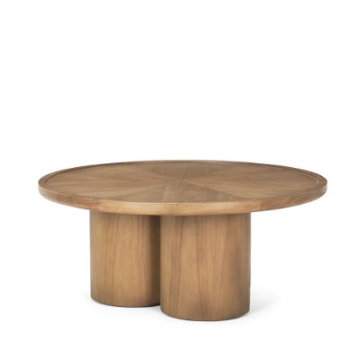 70859-AB - Tavi Medium Brown Round Coffee Table