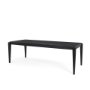 70862 - Teva Black Wood Rectangular 92" Dining Table