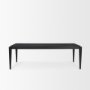 70862 - Teva Black Wood Rectangular 92" Dining Table
