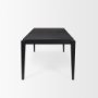 70862 - Teva Black Wood Rectangular 92" Dining Table