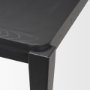 70862 - Teva Black Wood Rectangular 92" Dining Table