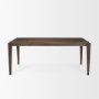 70863 - Teva Dark Brown Wood Rectangular 72" Dining Table