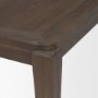 70863 - Teva Dark Brown Wood Rectangular 72" Dining Table