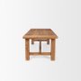 70885 - Stetson 94.5" Rectangular Natural Brown Wood Dining Table