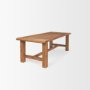 70885 - Stetson 94.5" Rectangular Natural Brown Wood Dining Table