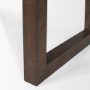 70890-AB - Takota Dark Brown Rectangular Oak Wood w/ Birch Wood Legs Extendable Dining Table