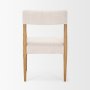 70931 - Toni Light Brown Nettlewood w/Cream Heathered Performance Fabric Dining Chair