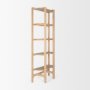 71003 - Taylin Light Brown Solid Wood Open Bookshelf