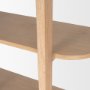 71003 - Taylin Light Brown Solid Wood Open Bookshelf