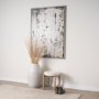 70796 - Shaiden Brown Wood w/ Cream Fabric Stool
