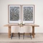70872-AB - Suke Rectangular Natural Wood Trestle Dining Table
