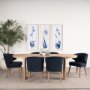 70854 - Sohan Light Brown Wood Oval Dining Table