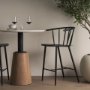 69842 - Colin Black Metal Counter Stool