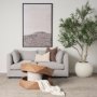 70566 - Arreto 36" Hexagonal Hinged Solid Wood Top and Base Coffee Table 